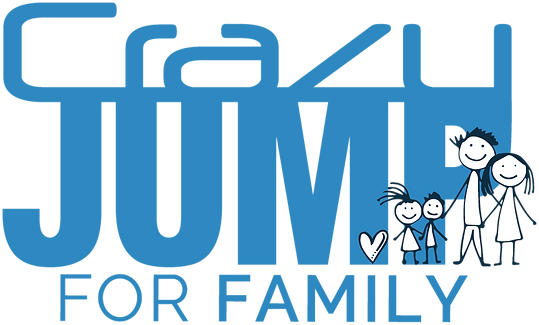 Crazy Jump For Family Logo